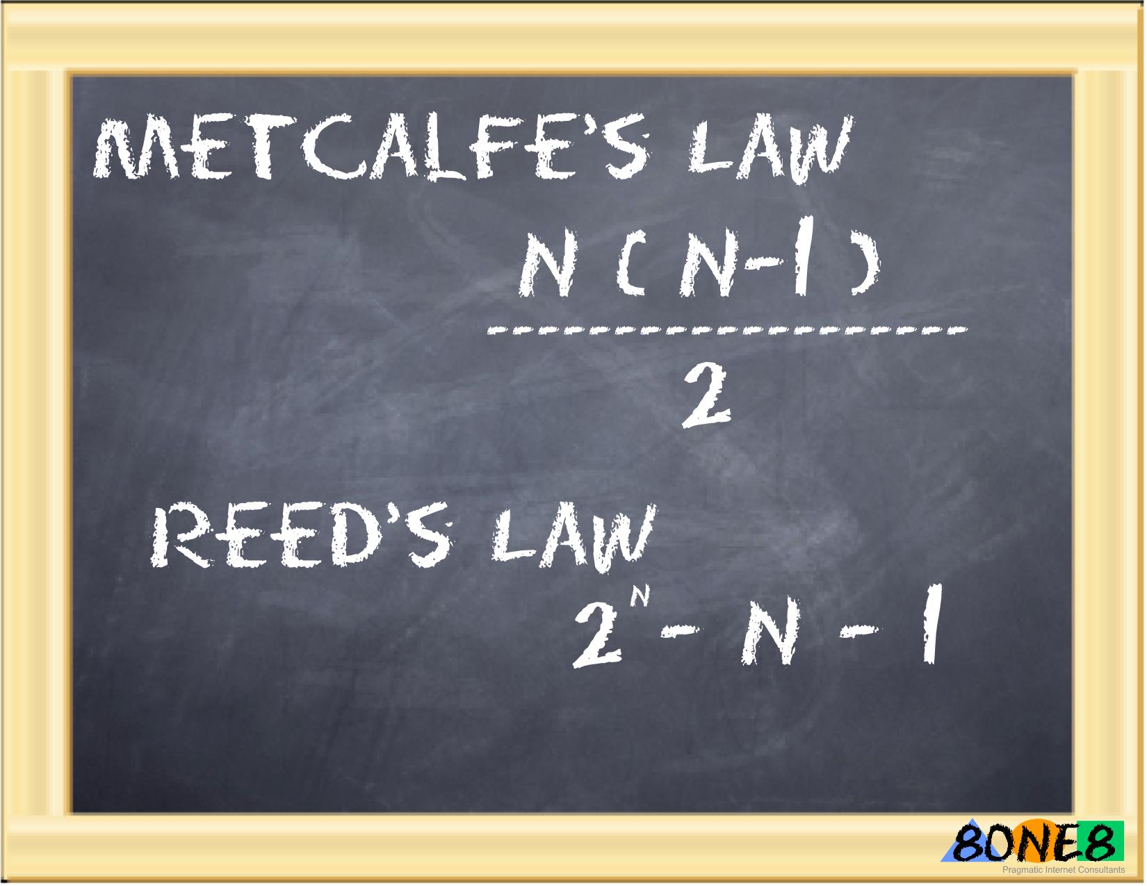 Reed’s Law 8ONE8